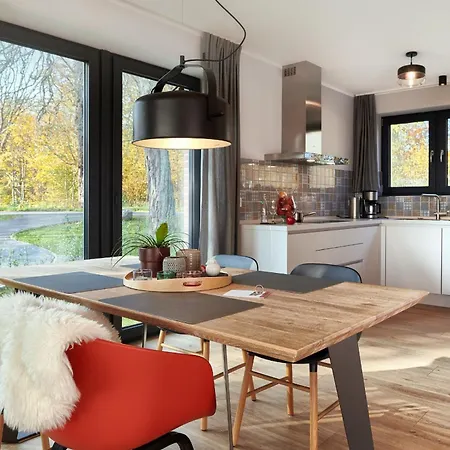 Backsteinquartier B In Mit Sauna, Kamin Und Boddenblick